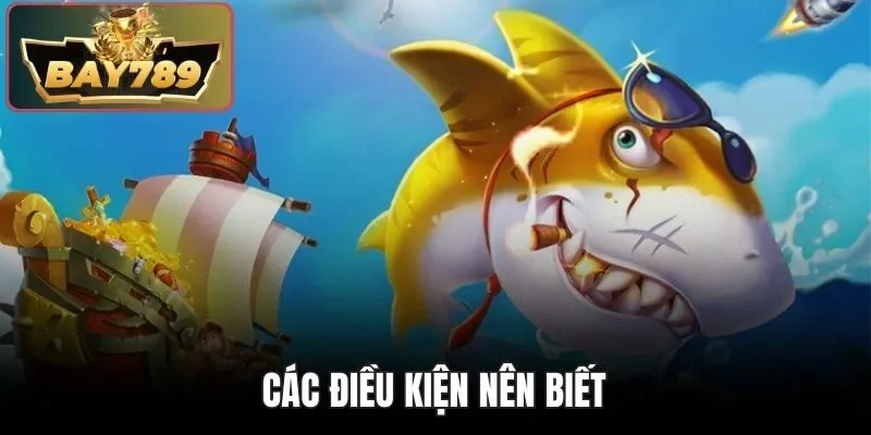 Vòng Quay Bắn Cá BAY789 - Săn Thưởng Tiền Tỷ Hấp Dẫn 3 Các điều kiện nên biết
